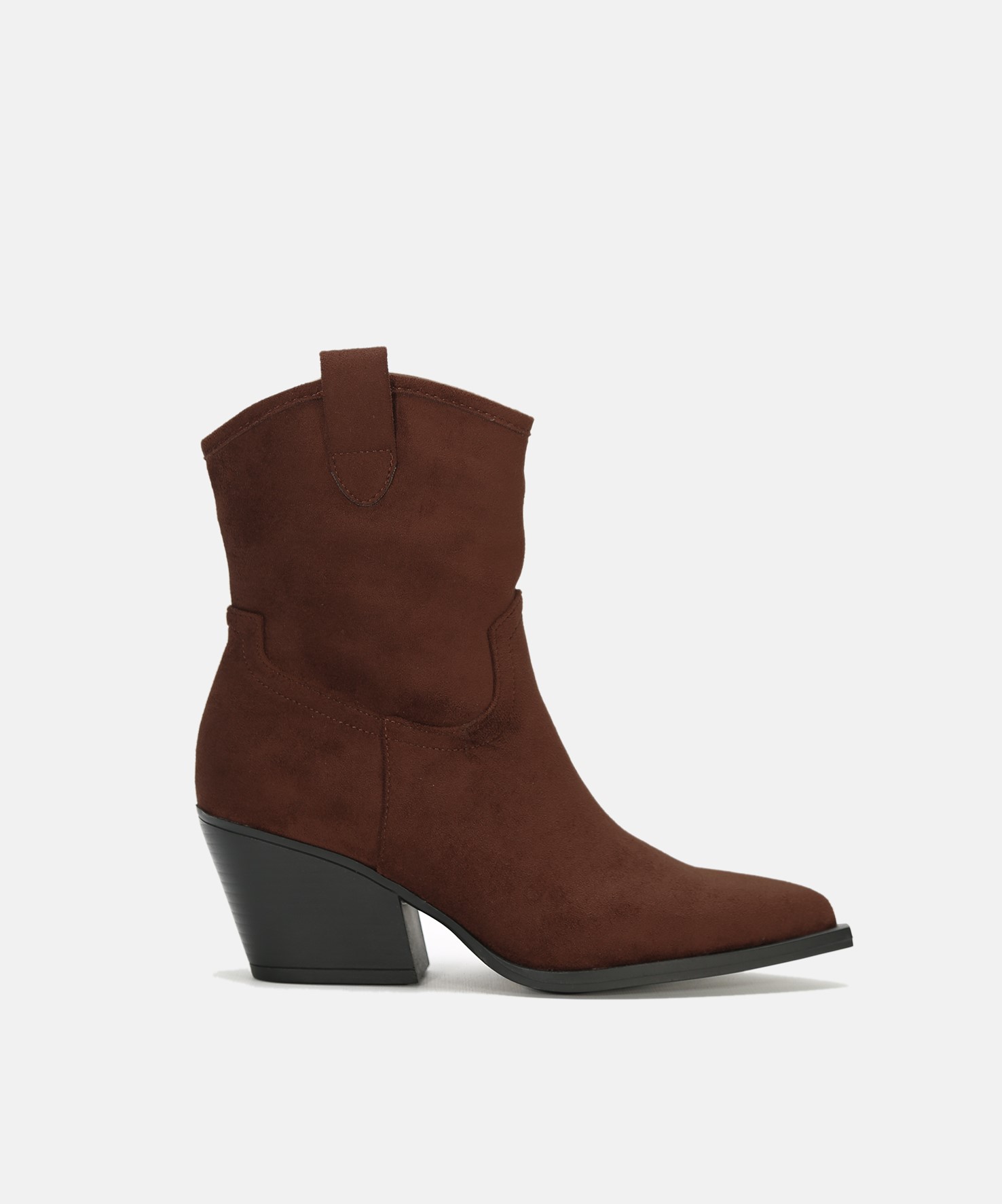 Botines cowboy marrones image number null